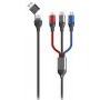 USB-kaabel 2GO 797361 1,2 m USB A/USB C USB C/Micro-USB B/Lightning