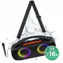 Kaasaskantav kõlar MEDIA-TECH MT3184 — Bluetooth 5.3, 60W RMS, IPX5, Li-Ion aku 16h, USB-C laadimine, MicroSD, TWS, mikrofon, kaugjuhtimispult