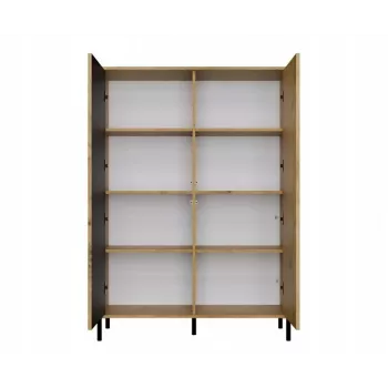 KAMARO 2DD õhuke/GŁ tamm ARTISAN DISPLAY CABINET