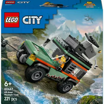 LEGO City maastikuauto SUV 4x4 ehituskomplekt 60447 — 221 klotsi, 1 minifiguur, vanusele 6+