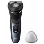 Elektriline rootorpardel Philips 3000 Series S3144/00 — 3 peaga, märg ja kuiv, Li‑Ion aku, juhtmevaba, sisseehitatud trimmer, must/sinine