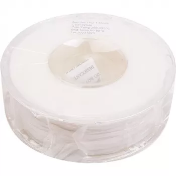 3D-printimise filament TPU, 1,75 mm, 1 kg, valge