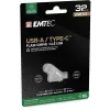 USB-mälupulk Emtec 32 GB USB Type-A USB USB-C D280