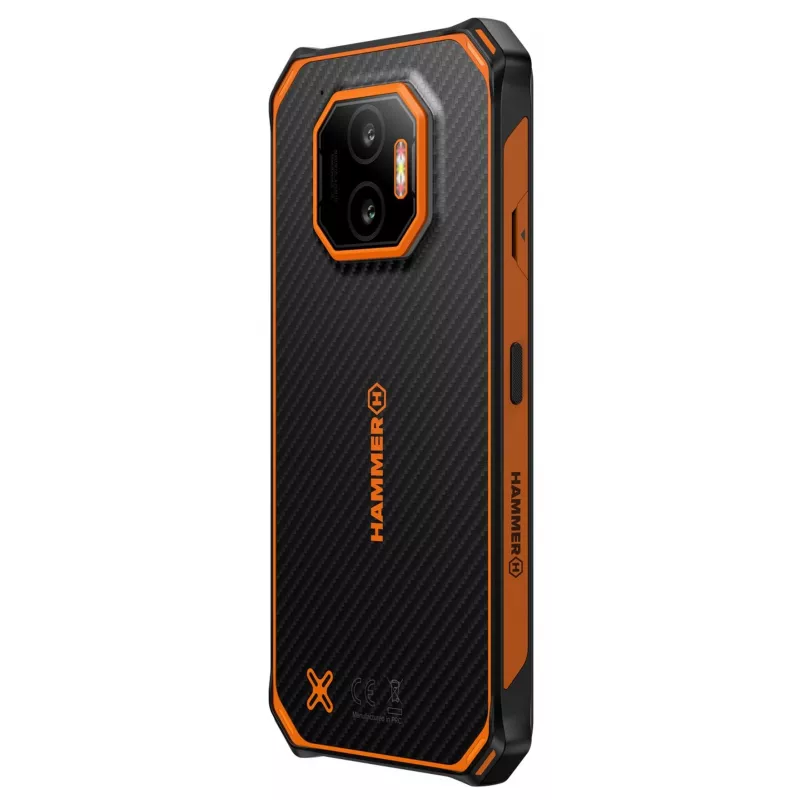 Nutitelefon HAMMER Energy X2 — Android 15, MediaTek Helio G81, 6.1 tolli 1560×720 IPS, 6 GB muutmälu, 128 GB, Dual SIM, 4G, 50 MP, 5000 mAh, IP68