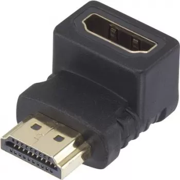 SpeaKa Professional HDMI adapter [1x HDMI-pistik - 1x HDMI-pesa] 90° ülespoole suunatud kullatud kontaktidega SpeaKa Professional (SP-7870132)