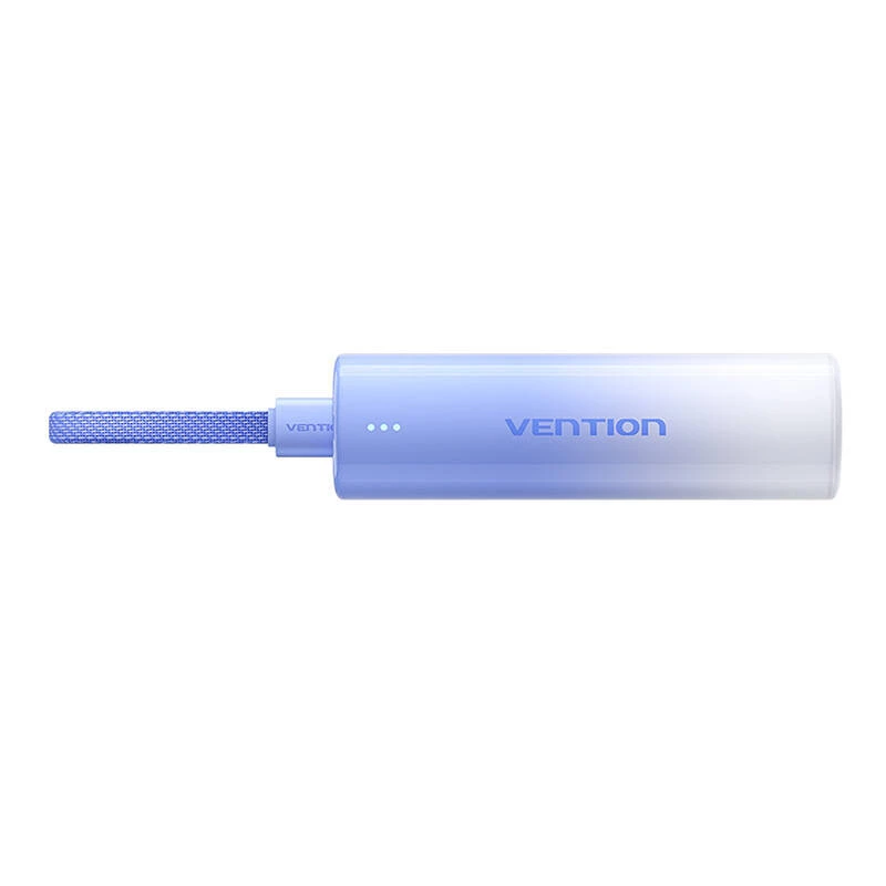 Kaasaskantav akupank Vention FHWL0 5000 mAh, sinine, 1x USB USB-C, LED-indikaatorid
