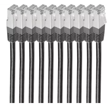 shiverpeaks BS75711-H0.5S-SET10 võrgukaabel Must 0,5 m Cat6 S/FTP (S-STP) (BS75711-H0.5S-SET10)