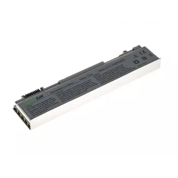 Sülearvuti aku roheline Cell DE09 DELL Latitude E6400 E6410 E6500 jaoks, Li‑Ion 4400 mAh, 11,1 V, 6 elementi, hõbedane