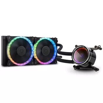 Kõik-ühes vedelikjahutus BitsPower Cyclops 240 — Must/Hõbedane, 240 mm radiaator