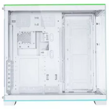 Lian Li O11 Dynamic EVO RGB PC-Enclosure Bundle + HydroShift II LCD-S 360TL AiO + 6x UNI FAN SL-INF 120 Reverse Blade Fan - Valge