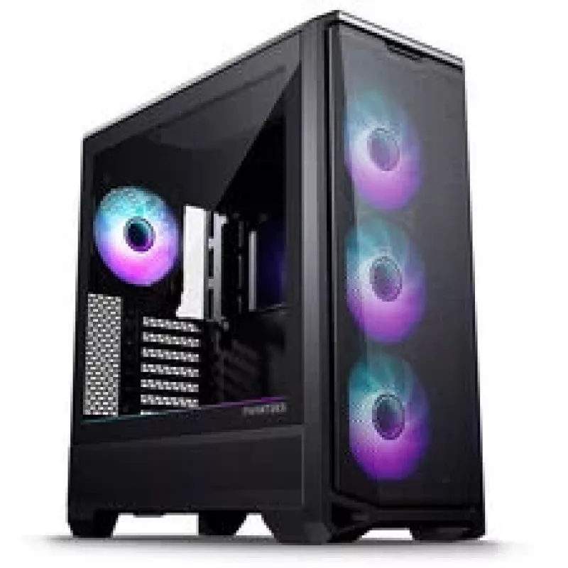 PHANTEKS Eclipse G400A PC-korpus + Glacier M25 Gen2 AiO-vedelikjahutus - must
