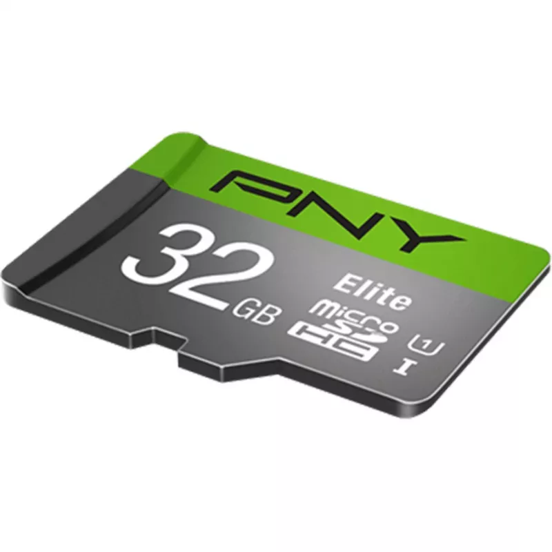 MicroSDHC-kaart PNY Elite 32GB klass 10 UHS-I P-SDU32GU185GW-GE