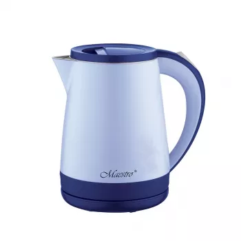 Elektriline veekeetja Maestro MR-037 1,2 L 1630 W roostevaba teras, sinine, 360° alus