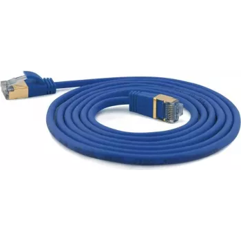 Wantec Extra-thin Cat.7 toorkaabel SSTP patch-kaabel - 0,2 m -Cat.7 toorkaabel - S/FTP (S-STP) - RJ-45 - RJ-45 - Blue (7128)