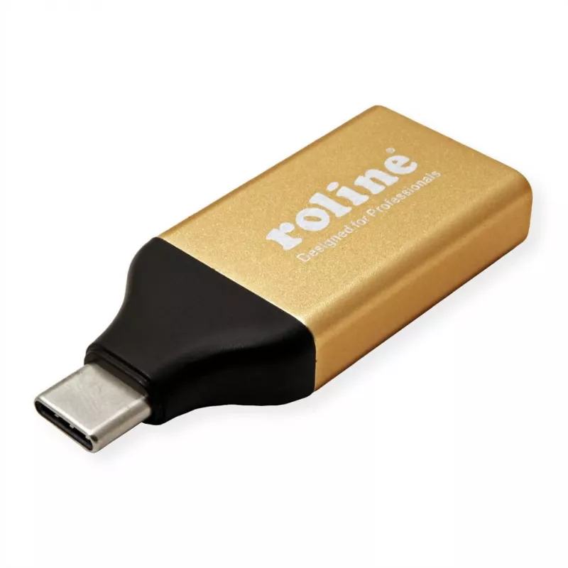 ROLINE 12.03.3232 USB-graafikaadapter 4096 x 2560 pikslit Kuldne (12.03.3232)
