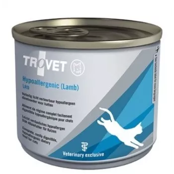 TROVET Hypoallergenic LRD lambaga - märg kassitoit - 200g