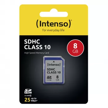 MÄLUKAART SDHC 8GB C10/3411460 INTENSO