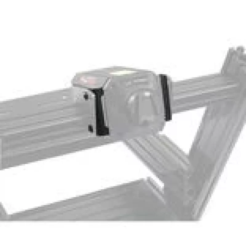 Asetek SimSports Front Mount for Podium Brackets - must, 70 mm poldiring