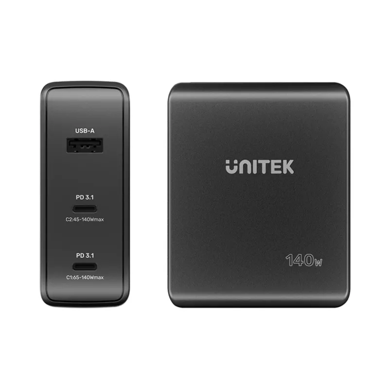 UNITEK P1115A mobiilseadme laadija Must