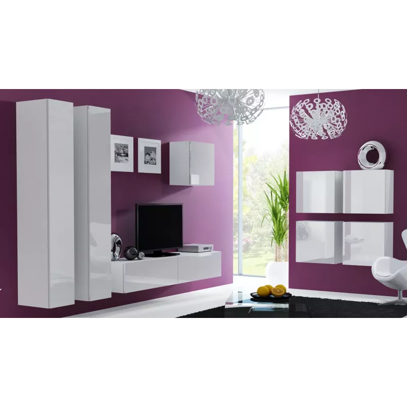 Cama Square Kapp VIGO 50/50/30 valge/valge läikiv