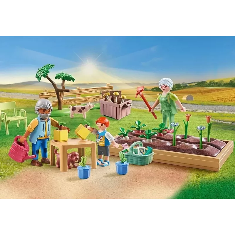 Playmobil 71443 Country: Köögiviljaaed vanavanematega