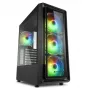 Arvutikorpus Sharkoon TK4 RGB Midi Tower Must