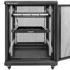 Qoltec 54516 19-tollise serverikapi paigutuspaneel, 24 porti, 1U, UTP, must