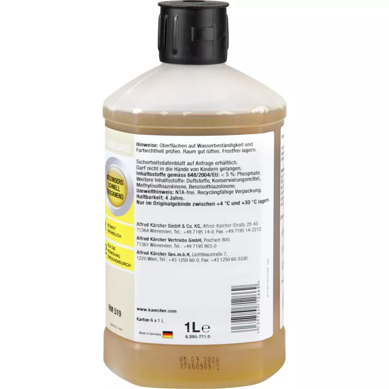 Kärcher RM519 Fast Dry Liquid Carpet Cleaner universaalpuhastusvahend 1000 ml