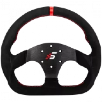 Rool Simagic P-325D 325mm Alcantara — võidusõidurooli velg ilma rummuta