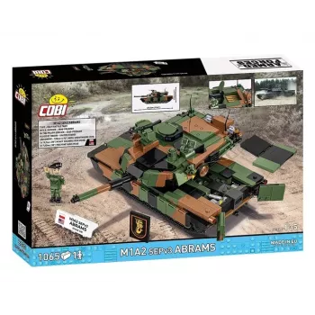Ehituskomplekt Cobi M1A2 SEPV3 Abrams mudel 1 065 klotsiga