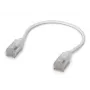 Võrguparanduskaabel UBIQUITI UACC-Cable-Patch-EL-C6A 0.15 m Cat6a RJ-45 poolläbipaistev valge