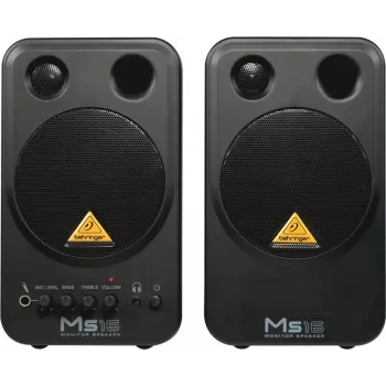 Behringer MS16 kõlar 2-süsteemne Must Juhtmega 16 W