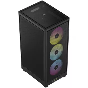 Corsair RGB AIRFLOW PC korpus 2000D must Mini-ITX toiteplokk kaasas Ei SFX