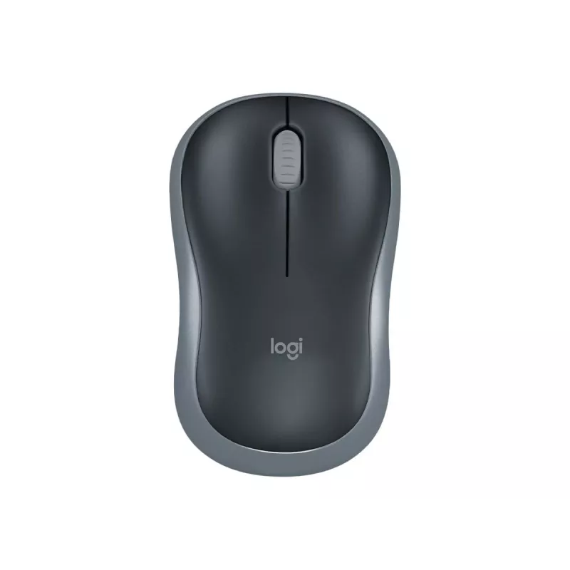 Logitech M185 juhtmeta optiline hiir, kahekäeline, hall, 910-002238