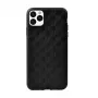 Pehme kaitseümbris Devia Woven2 iPhone 11 Pro Max'ile, kootud tekstuur, must