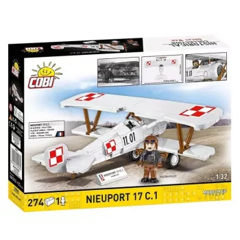 Cobi klotsikomplekt Nieuport 17 C.1 274-osaline mudelikomplekt