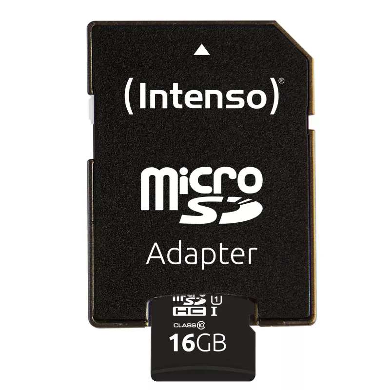 Intenso Performance - mälukaart (microSDHC/SD-adapter kaasas) - 16 GB - UHS-I U1 / Class10 - microSDHC UHS-I