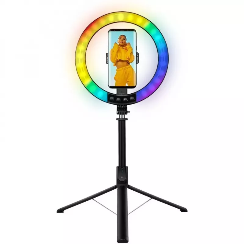 LogiLink nutitelefoni ringvalgusti selfie-pulga statiiviga, DM 20cm (AA0156)