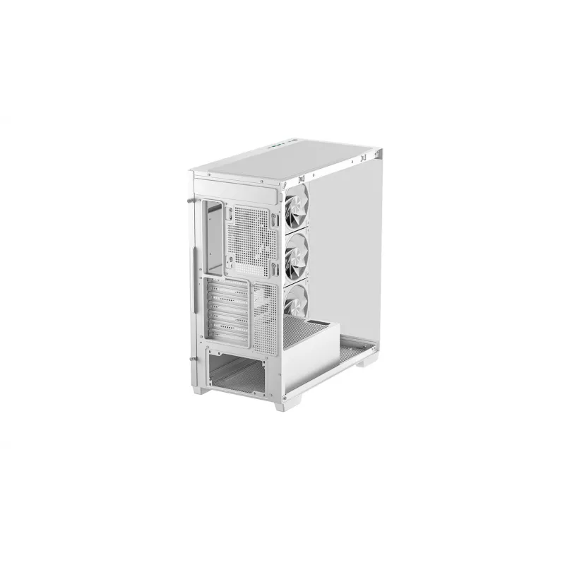 PC Case DeepCool CG580 4F V2 Midi Tower Valge — ATX, karastatud klaas, 3x120mm küljeventilaatorid, 360mm küljeradiaatori tugi