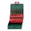 Puurikomplekt Metabo HSS Cobalt 19 tk DIN 338, silindrilise varrega