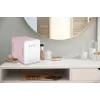 Minikülmik LED-meigipeegliga Elle ESDAFX04PUEU 4 L, lilla