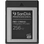 SANDISK Professional PRO-CINEMA 256GB CFexpress VPG400 Type B kaart kuni 1700MB/s lugemine, 1400MB/s kirjutamine