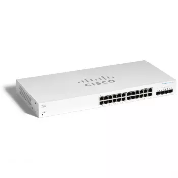 Võrgulüliti Cisco CBS220-24T-4X — hallatav L2, 24x Gigabit (10/100/1000) RJ-45, 4x 10G SFP+