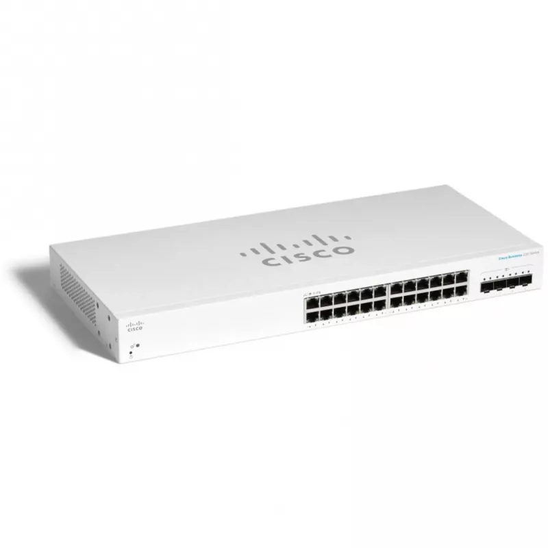 Võrgulüliti Cisco CBS220-24T-4X — hallatav L2, 24x Gigabit (10/100/1000) RJ-45, 4x 10G SFP+