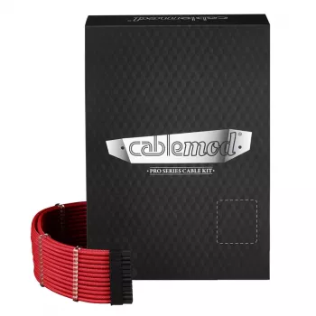 Toitekaablikomplekt CableMod PRO Series ModMesh C-Series Cooler Master RMi/RMx jaoks (Punane)
