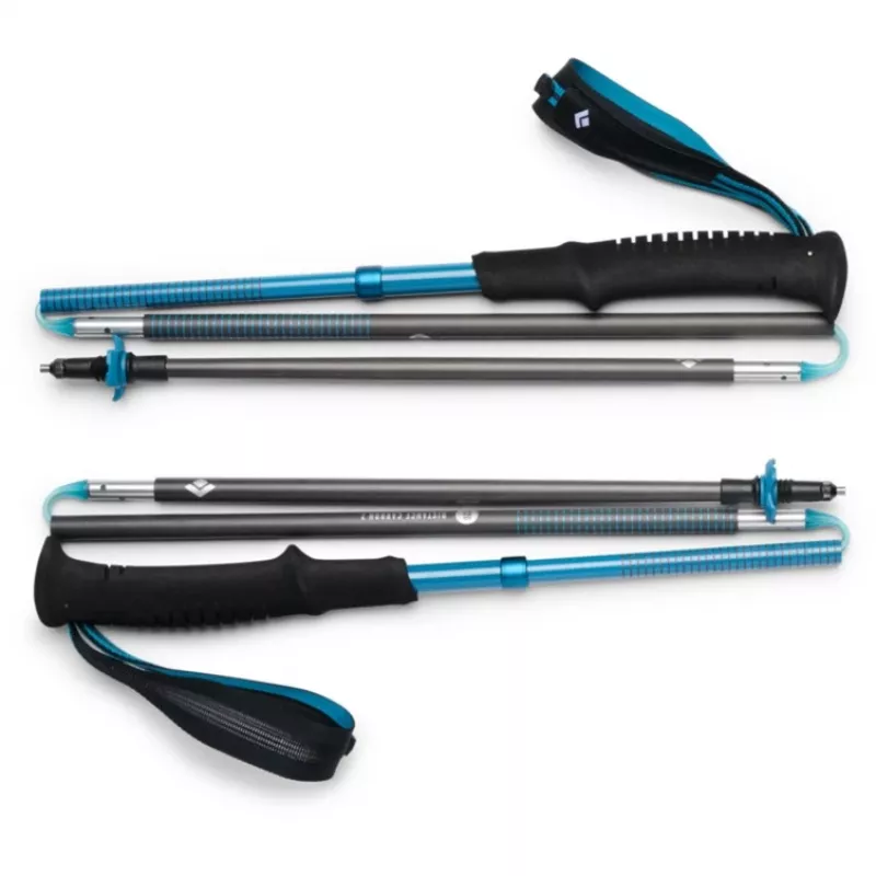 Matkakepid Distance Carbon Z, treeningseade antratsiit/sinine, 1 paar, 105 cm