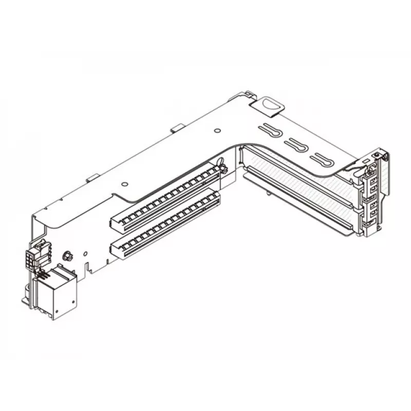 LENOVO ThinkSystem V3 2U E/x16/x16 PCIe G4 Riser 1/2 lisavarustusekomplekt