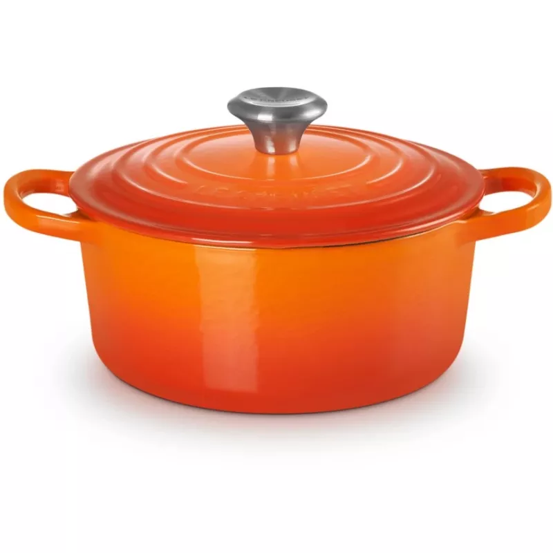 Le Creuset Signature Roaster ümmargune 18 cm volcanic