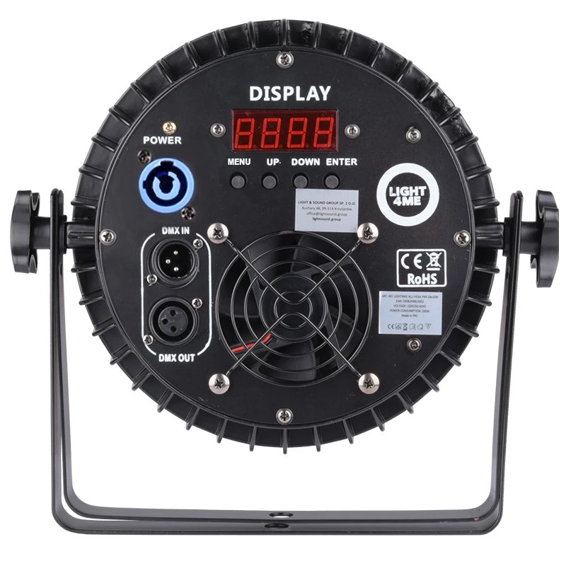 LIGHT4ME ALU QUAD PAR 18x6W RGBW - lavalava prožektor