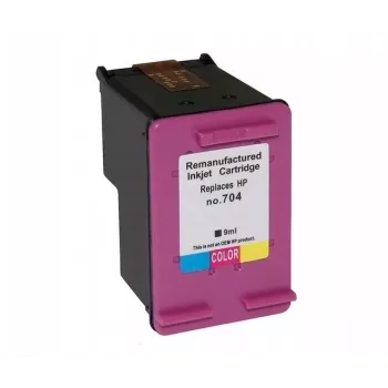 Tindiprinteri kassett Superbulk HP 704 CN693 must 150 ml (üksik, OEM-kood CN693)